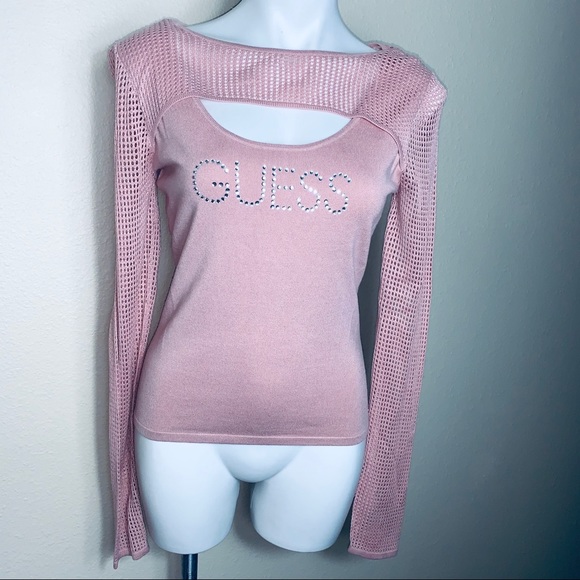 Guess Tops - NWT Guess Luella Sweater in Rose Bliss